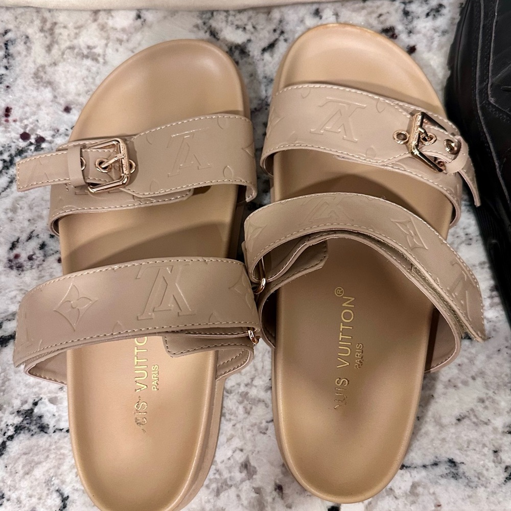Louis Vuitton Tan Women's Sandals